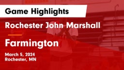 Rochester John Marshall  vs Farmington  Game Highlights - March 5, 2024