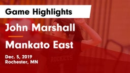 John Marshall  vs Mankato East  Game Highlights - Dec. 5, 2019