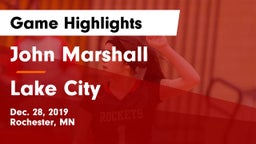 John Marshall  vs Lake City  Game Highlights - Dec. 28, 2019