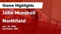 John Marshall  vs Northfield  Game Highlights - Jan. 28, 2020