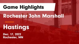 Rochester John Marshall  vs Hastings  Game Highlights - Dec. 17, 2022