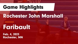 Rochester John Marshall  vs Faribault  Game Highlights - Feb. 4, 2023
