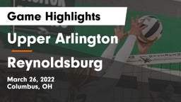 Upper Arlington  vs Reynoldsburg Game Highlights - March 26, 2022