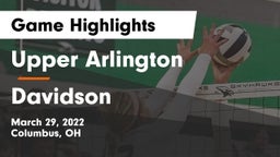 Upper Arlington  vs Davidson  Game Highlights - March 29, 2022