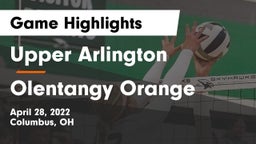 Upper Arlington  vs Olentangy Orange  Game Highlights - April 28, 2022