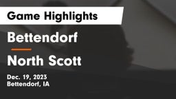 Bettendorf  vs North Scott  Game Highlights - Dec. 19, 2023