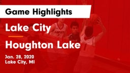 Lake City  vs Houghton Lake  Game Highlights - Jan. 28, 2020