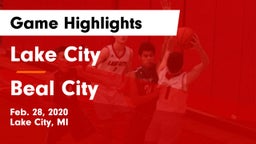 Lake City  vs Beal City  Game Highlights - Feb. 28, 2020