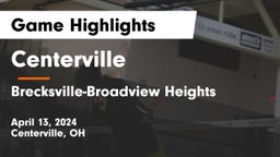 Centerville vs Brecksville-Broadview Heights  Game Highlights - April 13, 2024