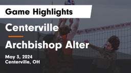 Centerville vs Archbishop Alter  Game Highlights - May 3, 2024