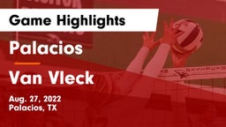 Palacios  vs Van Vleck Game Highlights - Aug. 27, 2022