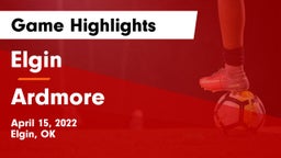 Elgin  vs Ardmore  Game Highlights - April 15, 2022