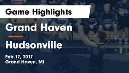 Grand Haven  vs Hudsonville  Game Highlights - Feb 17, 2017