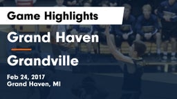 Grand Haven  vs Grandville Game Highlights - Feb 24, 2017