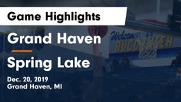 Grand Haven  vs Spring Lake  Game Highlights - Dec. 20, 2019