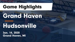 Grand Haven  vs Hudsonville  Game Highlights - Jan. 14, 2020