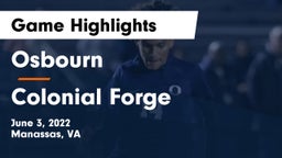 Osbourn  vs Colonial Forge  Game Highlights - June 3, 2022