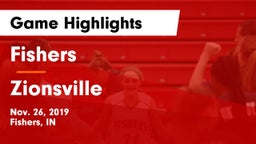 Fishers  vs Zionsville  Game Highlights - Nov. 26, 2019