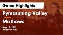 Pymatuning Valley  vs Mathews  Game Highlights - Sept. 4, 2019