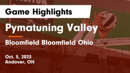Pymatuning Valley  vs Bloomfield  Bloomfield Ohio  Game Highlights - Oct. 5, 2023