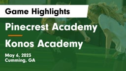 Pinecrest Academy  vs Konos Academy Game Highlights - May 6, 2023