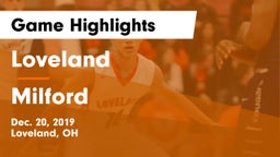 Loveland  vs Milford  Game Highlights - Dec. 20, 2019