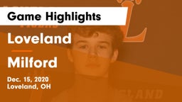 Loveland  vs Milford  Game Highlights - Dec. 15, 2020