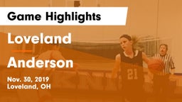 Loveland  vs Anderson  Game Highlights - Nov. 30, 2019