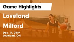 Loveland  vs Milford  Game Highlights - Dec. 14, 2019
