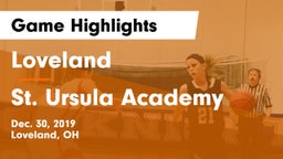 Loveland  vs St. Ursula Academy  Game Highlights - Dec. 30, 2019