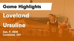 Loveland  vs Ursuline  Game Highlights - Jan. 9, 2020