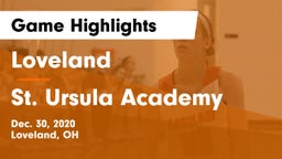 Loveland  vs St. Ursula Academy  Game Highlights - Dec. 30, 2020