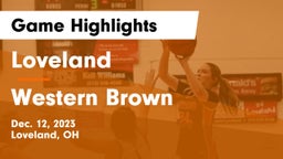 Loveland  vs Western Brown  Game Highlights - Dec. 12, 2023