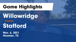 Willowridge  vs Stafford  Game Highlights - Nov. 6, 2021