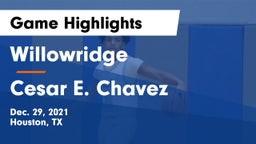 Willowridge  vs Cesar E. Chavez  Game Highlights - Dec. 29, 2021
