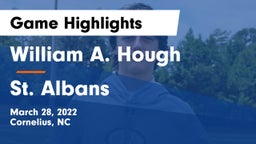 William A. Hough  vs St. Albans  Game Highlights - March 28, 2022