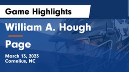 William A. Hough  vs Page  Game Highlights - March 13, 2023