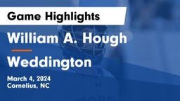 William A. Hough  vs Weddington  Game Highlights - March 4, 2024