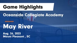 Oceanside Collegiate Academy vs May River  Game Highlights - Aug. 26, 2023