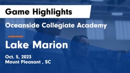 Oceanside Collegiate Academy vs Lake Marion Game Highlights - Oct. 5, 2023
