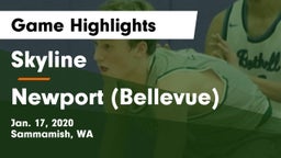 Skyline   vs Newport  (Bellevue) Game Highlights - Jan. 17, 2020