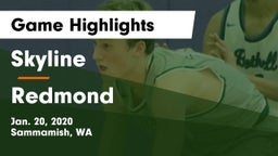 Skyline   vs Redmond  Game Highlights - Jan. 20, 2020