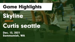 Skyline   vs Curtis  seattle Game Highlights - Dec. 13, 2021