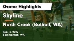 Skyline   vs North Creek (Bothell, WA) Game Highlights - Feb. 4, 2022