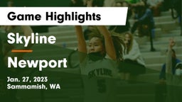 Skyline   vs Newport  Game Highlights - Jan. 27, 2023