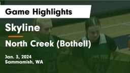 Skyline   vs North Creek (Bothell) Game Highlights - Jan. 3, 2024
