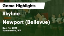 Skyline   vs Newport  (Bellevue) Game Highlights - Dec. 13, 2023
