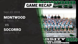 Recap: Montwood  vs. Socorro  2016