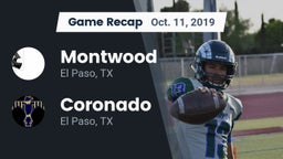 Recap: Montwood  vs. Coronado  2019