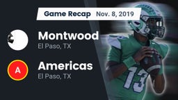 Recap: Montwood  vs. Americas  2019